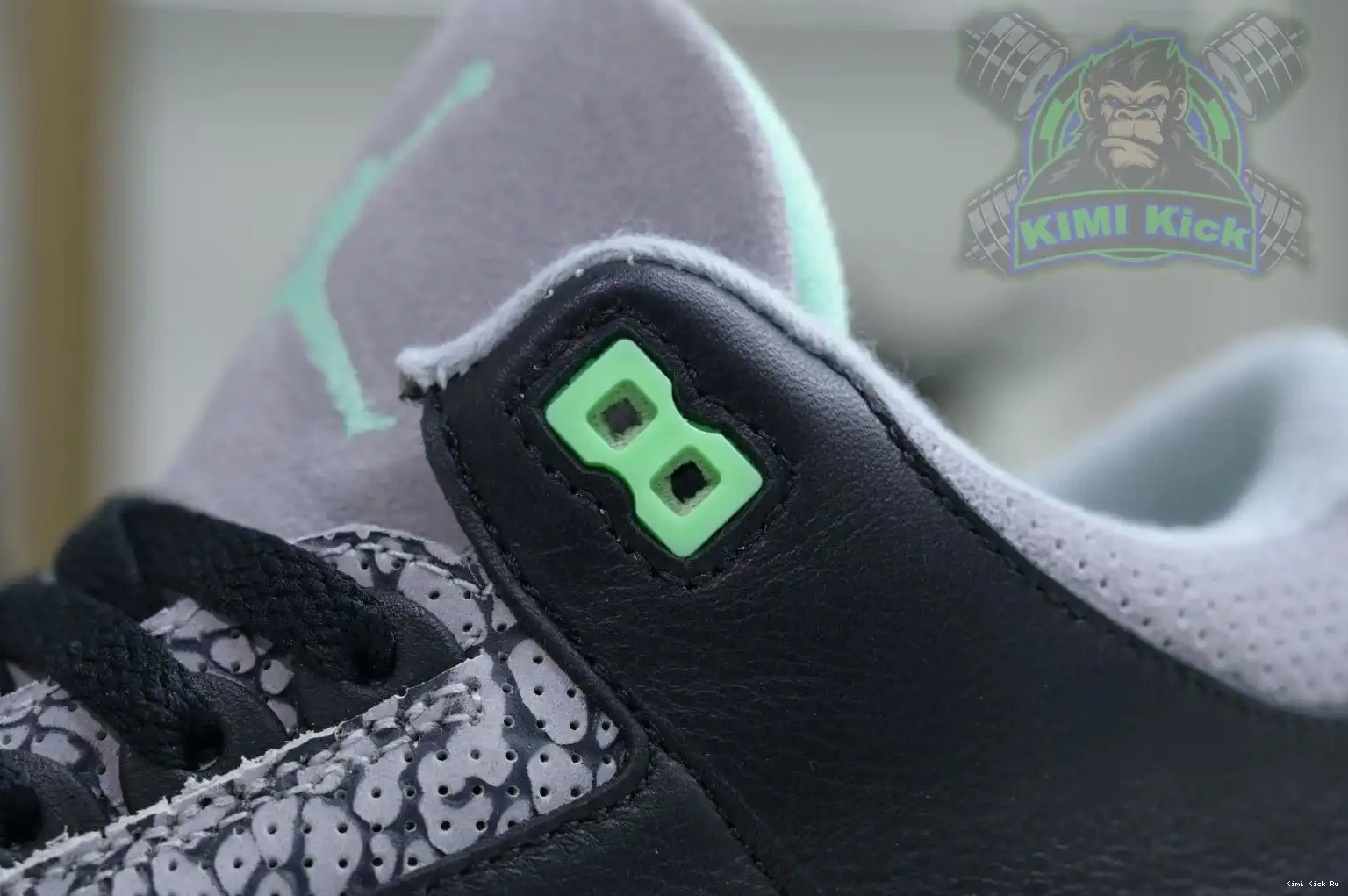 Air Jordan 3 Green Glow Kimikick 0405